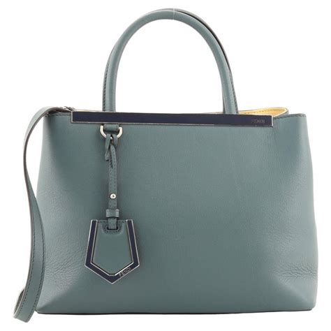 fendi 2jours bag blue|fendi monogram crossbody bag.